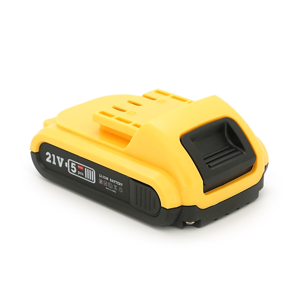 Акумулятор для електроінструменту Voltronic HILDA, Li-Ion 21V, 5 * 18650, розєм зарядки 5, 5 * 2, 5 мм, 118 * 75 * 50mm, (тип Dewalt)