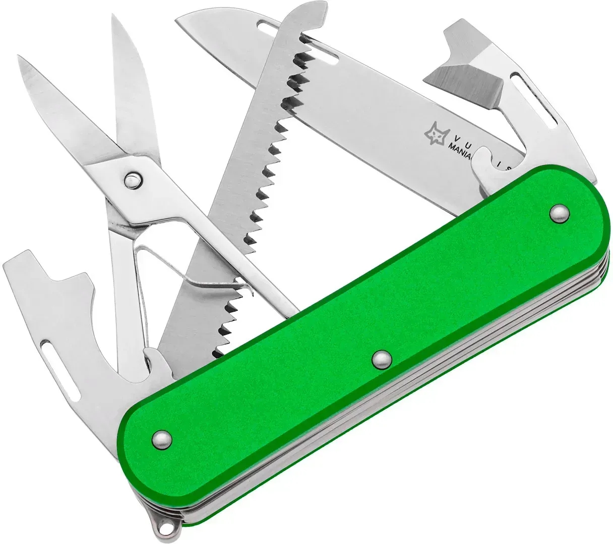 Мультитул Fox Vulpis Aluminium 5 інструментів OD Green (FX-VP130-SF5 OD)