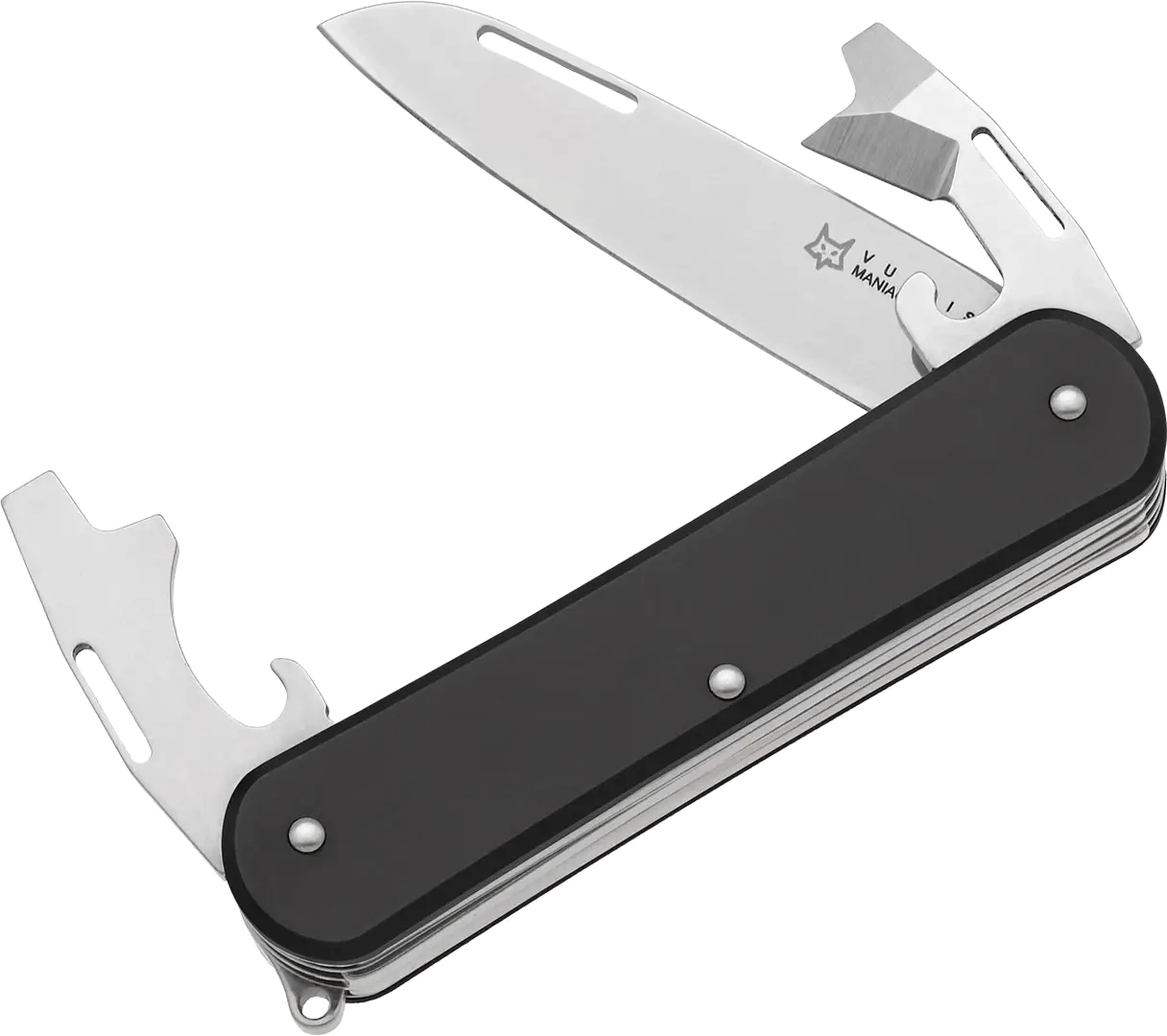 Мультитул Fox Vulpis Aluminium 3 інструменти Black (FX-VP130-3 BK)