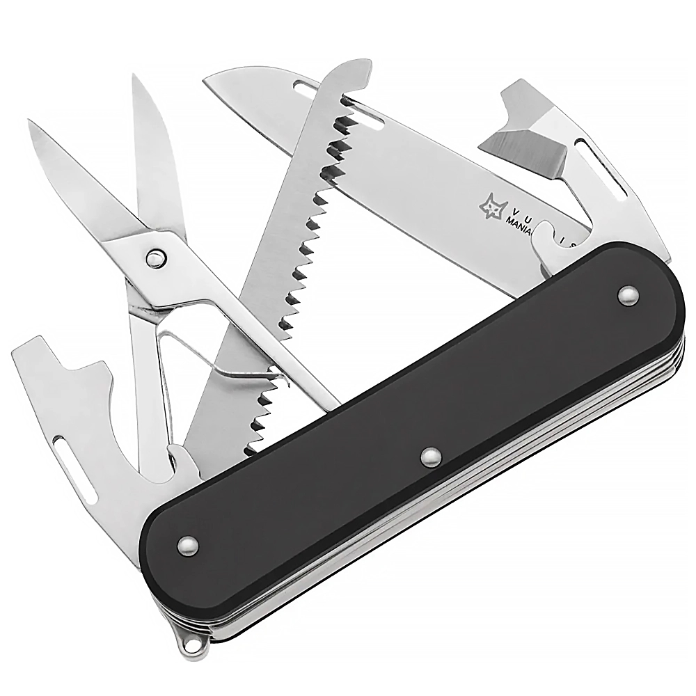 Мультитул Fox Vulpis Aluminium 5 інструментів Black (FX-VP130-SF5 BK)