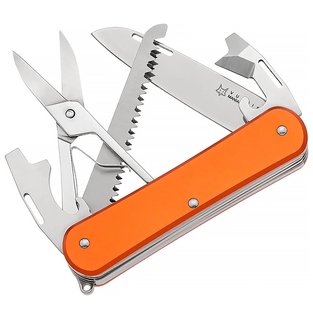 Мультитул Fox Vulpis Aluminium 5 інструментів Orange (FX-VP130-SF5 OR)