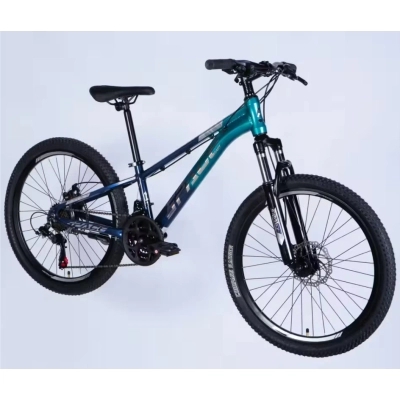 Велосипед SPACE AL 24 PHAETON DD FR рама-11 2026 Turquoise Blue (OPS-SP-24-073)