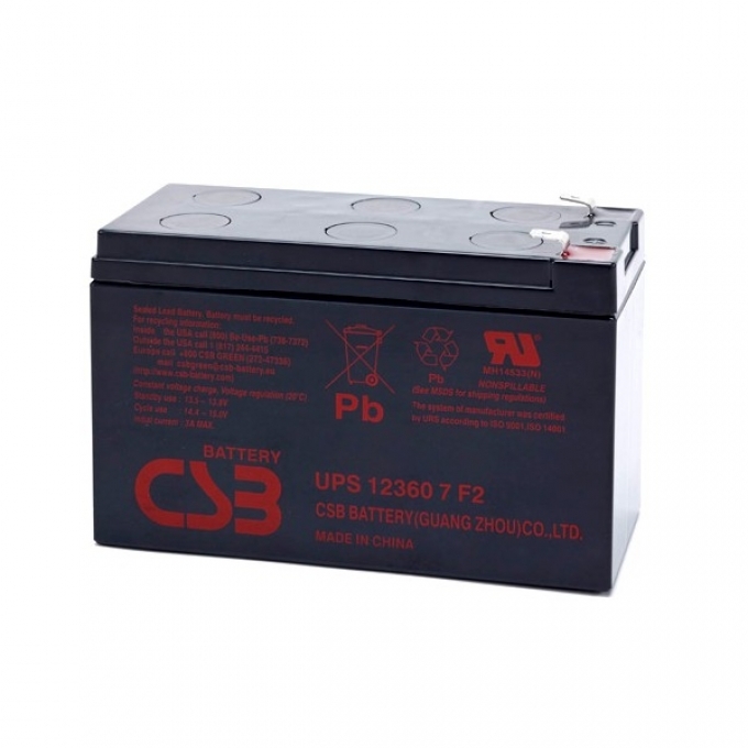Акумулятор для ДБЖ CSB 2V 7.2AH (UPS123607) AGM