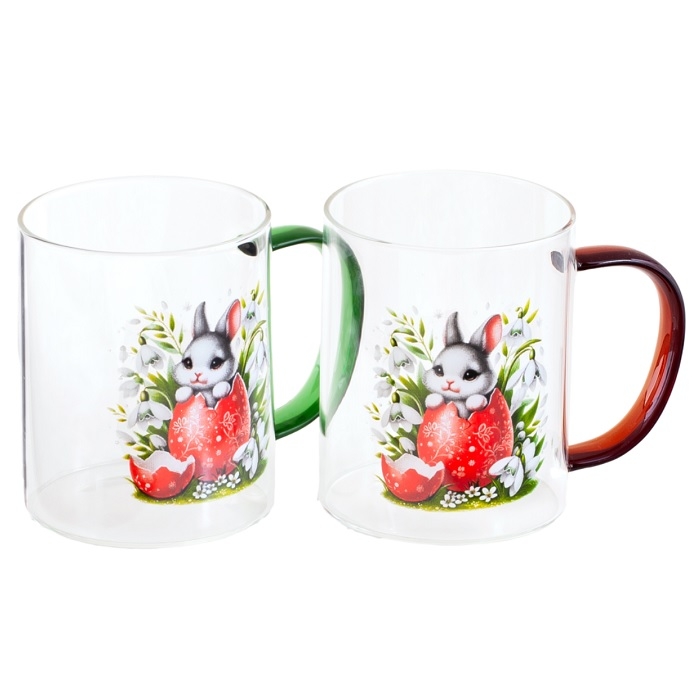 Набір чашок VIVA EASTER RABBIT A/НАБІР/ 2X430 мл/ в уп. (BCR80100H)