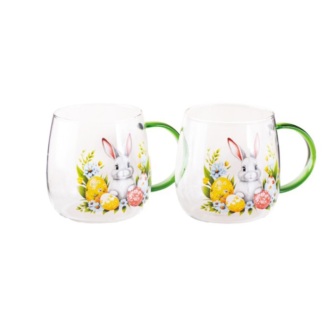 Набір чашок VIVA EASTER RABBIT B/НАБІР/ 2X420 мл/ в уп (BCR7590R)