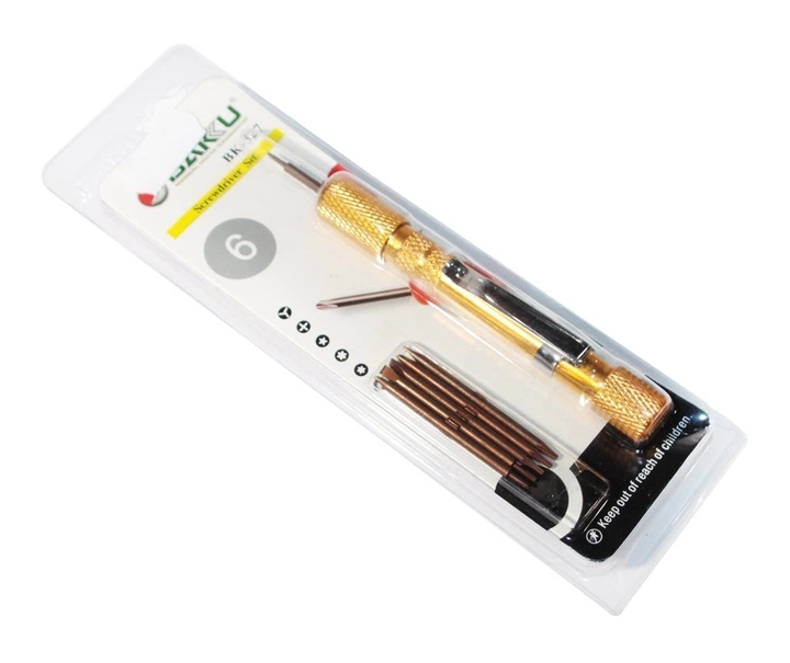 Викрутка Bakku BK-327 6in1, Blister ( (BK-327)