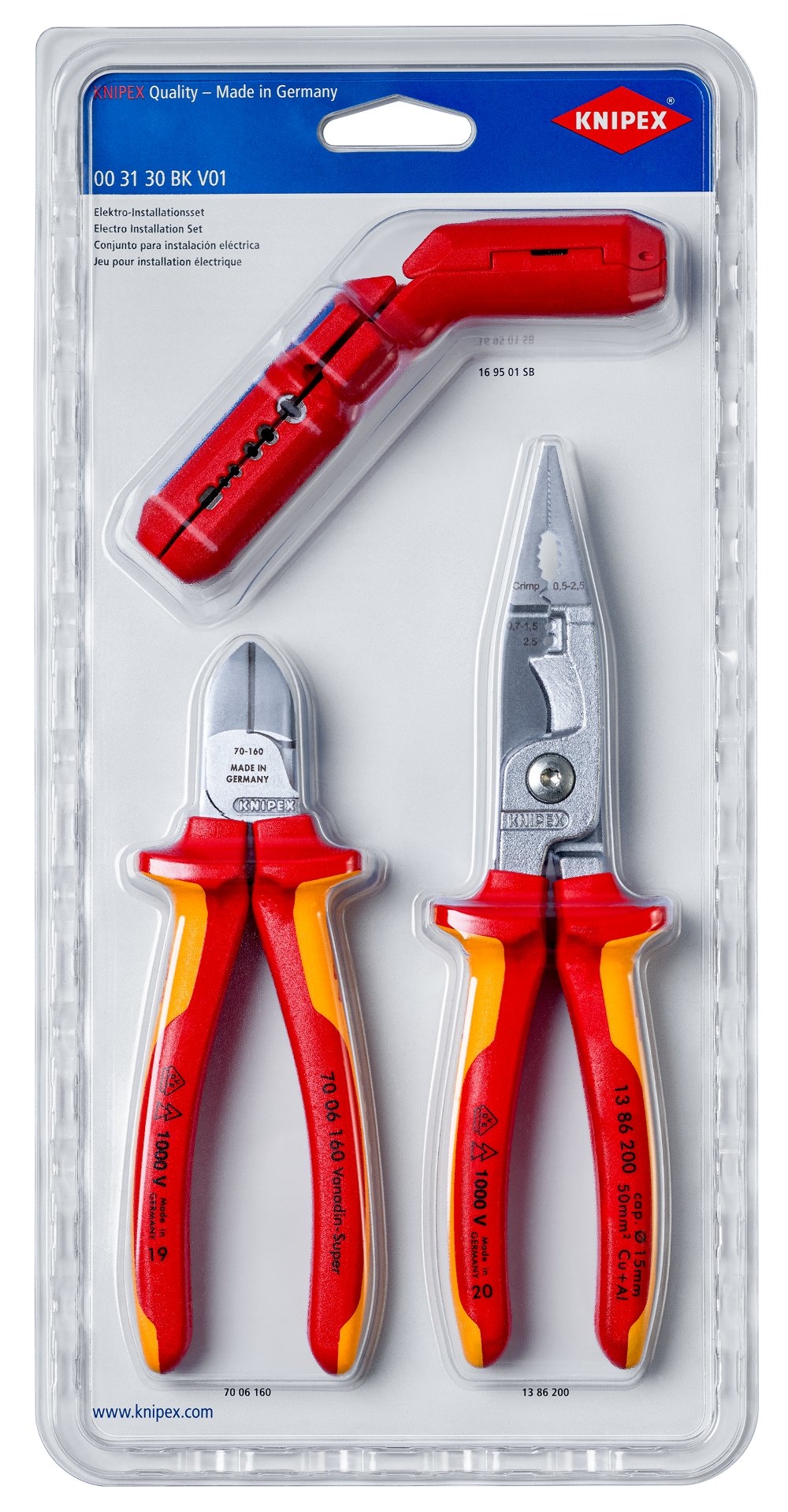 Набір інструментів KNIPEX 00 31 30 BK V01 KNIPEX - купити в Україні