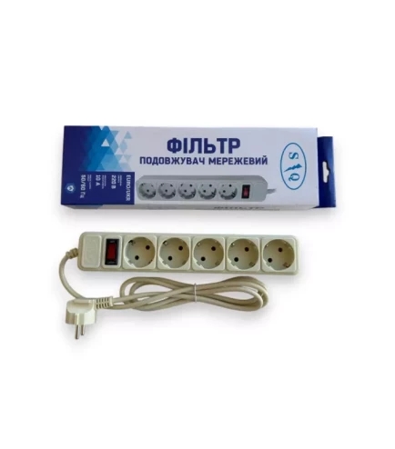 Мережевий фільтр Q-Sat SQ-001 10А 1.8м