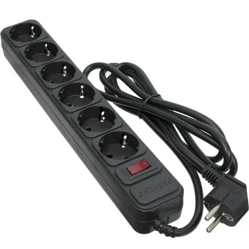 Мережевий фільтр GTL ED06K Black 1.8 м (GTL-XH-ED06K-1.8B)