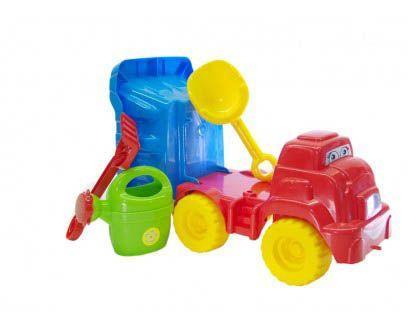 Іграшкова машинка Doloni 013565/6 Red з пісочним набором
