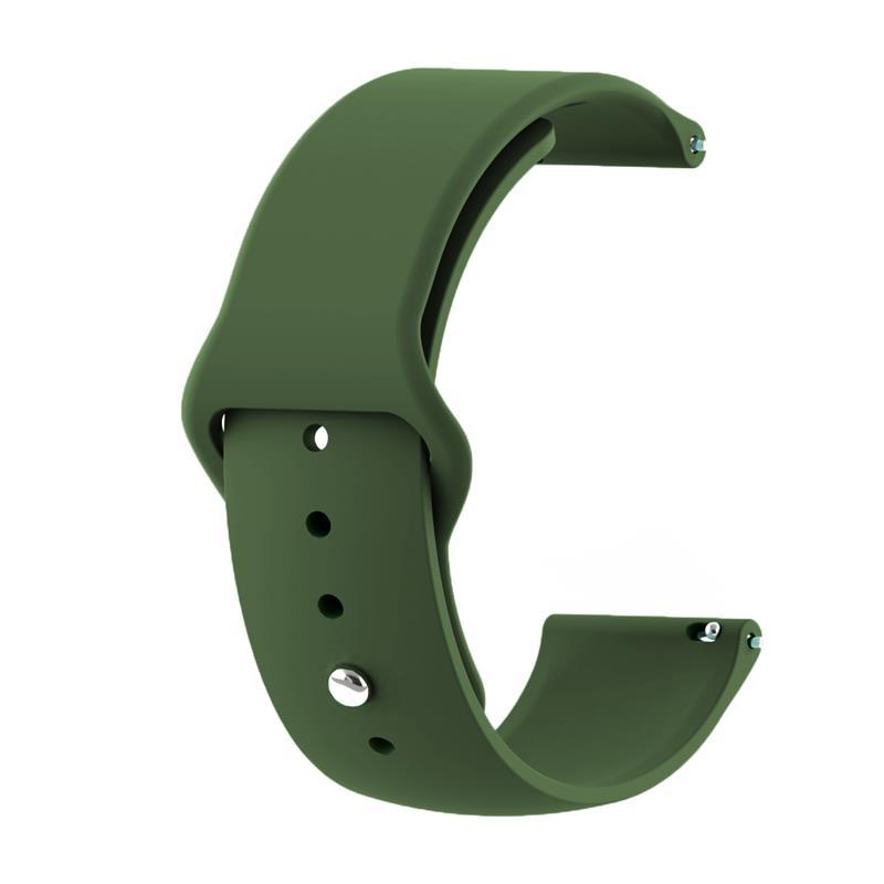 Ремінець для смарт-годинника BeCover для Samsung Galaxy Watch 42mm/Watch Active/Active 2 40/44mm/Watch 3 41mm Dark Green (706187)