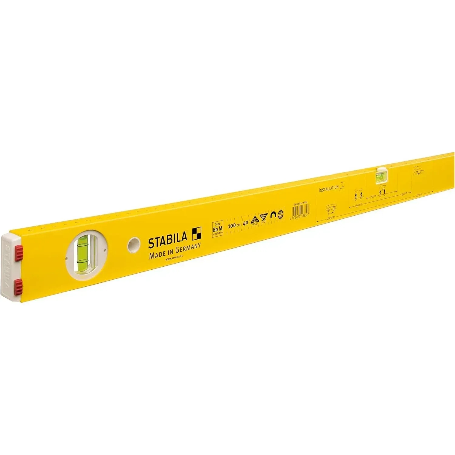 Рівень будівельний Stabila Type 80 M Installation 100 см (16882)