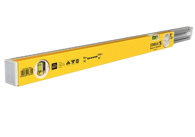Рівень будівельний Stabila Type 80 Т 63-105 см розсувний (18879)