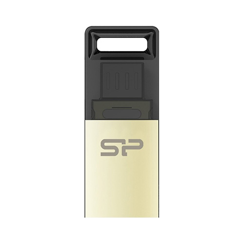 

Флеш память 16GB USB2.0 + microUSB OTG Silicon Power Mobile X10 Champague, X10 16GB