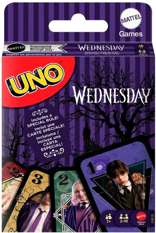 Настільна гра Mattel UNO Wednesday (Уно Венздей) (optmttl21)