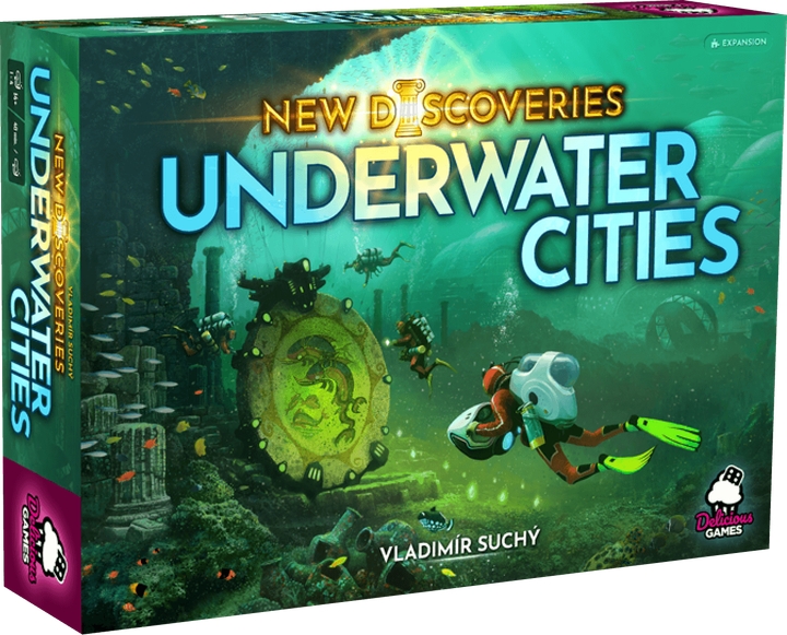 Настільна гра Games7Days Underwater Cities: New Discoveries (Підводні міста: Нові відкриття) (optgsds087)