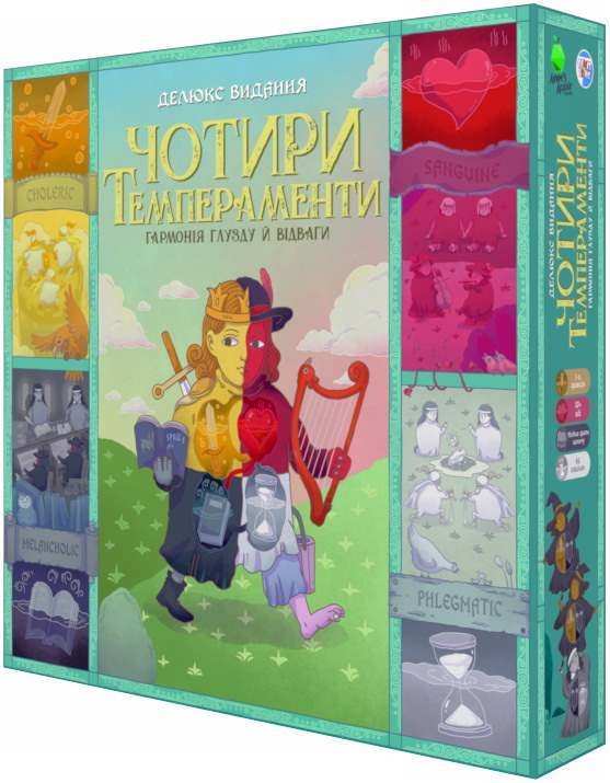 Настільна гра Games7Days Чотири темпераменти. Делюкс видання (Four Humours) (optgsds016)