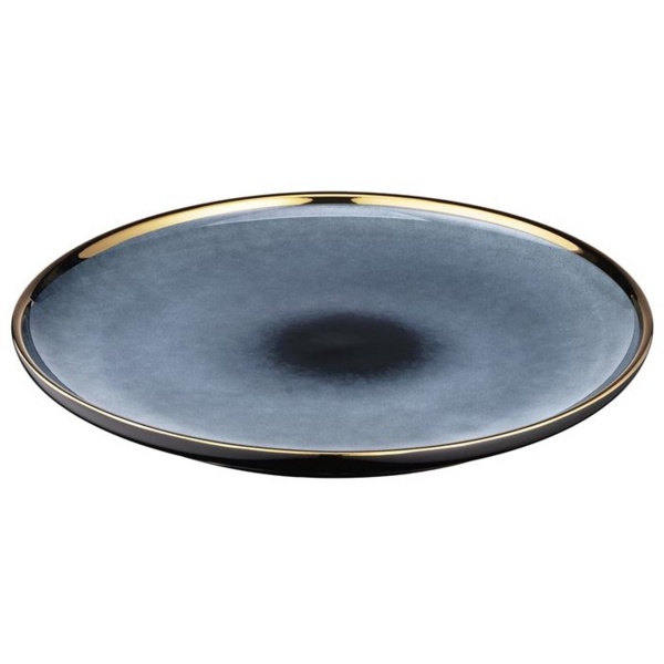 Тарілка Ardesto Andria, 25.7см Blue Gray