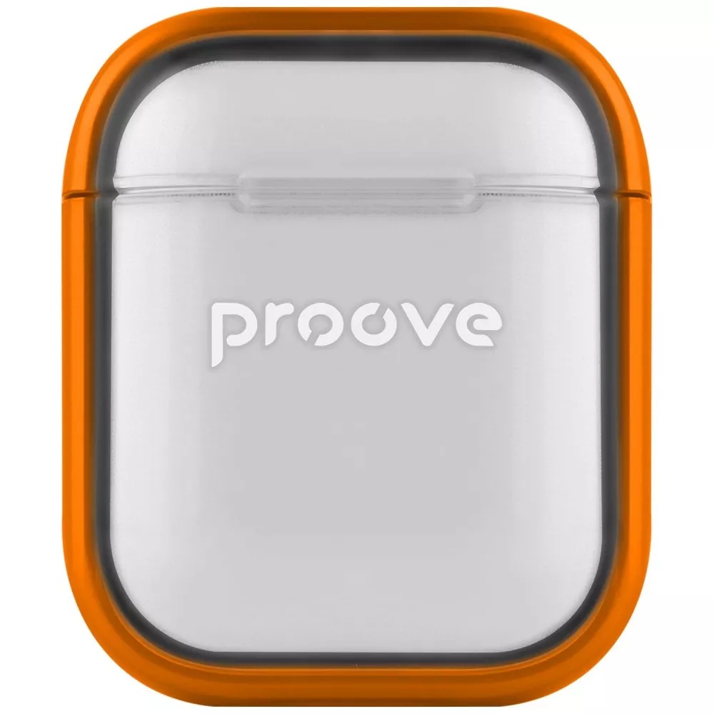 Чохол для навушників Proove Safe Box Case AirPods 1/2 Orange Proove - купити в Україні