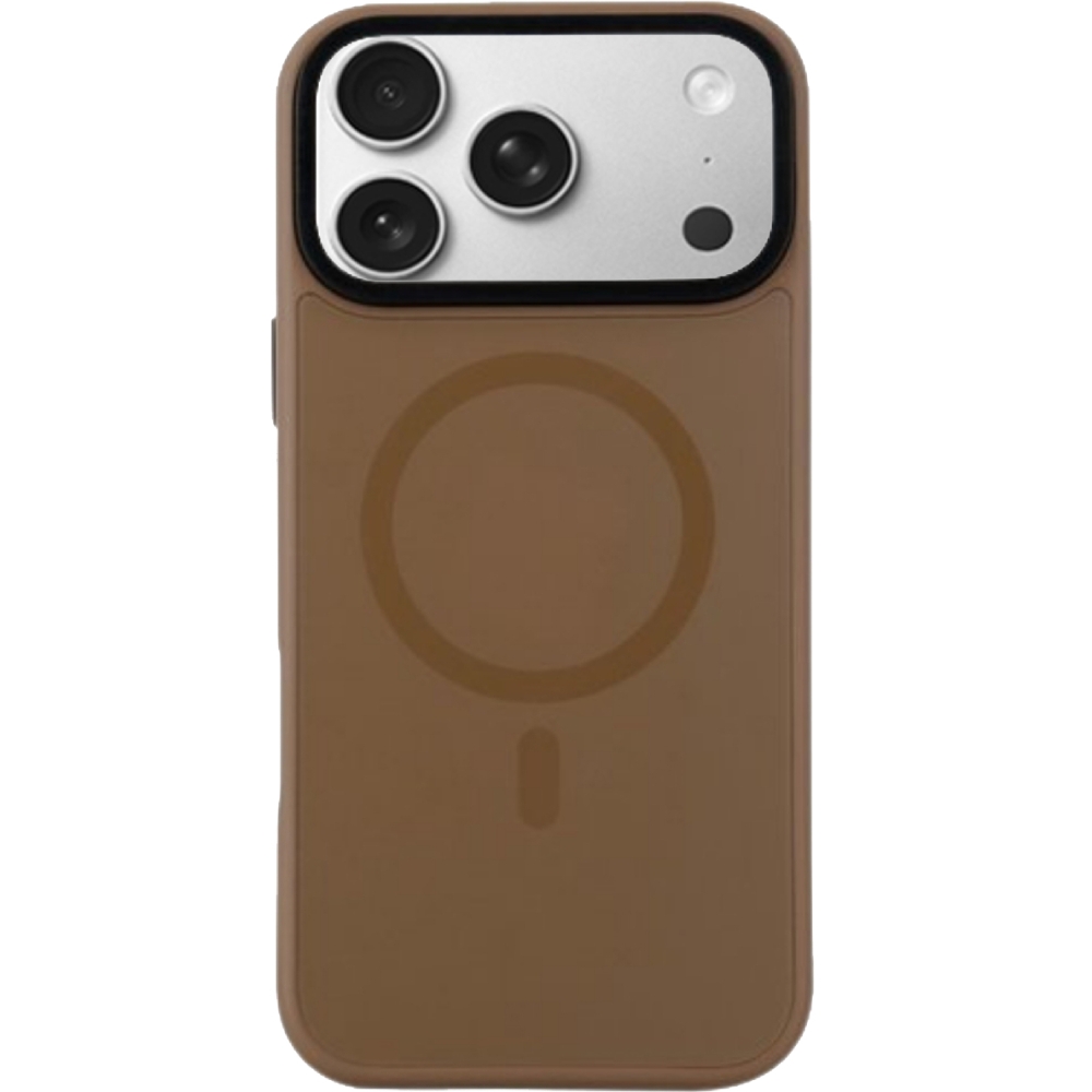 Чохол-накладка BeCover FIBRA ArcLine Case with MagSafe для Apple iPhone 17 Pro Max Brown (715388) BeCover - купити в Україні