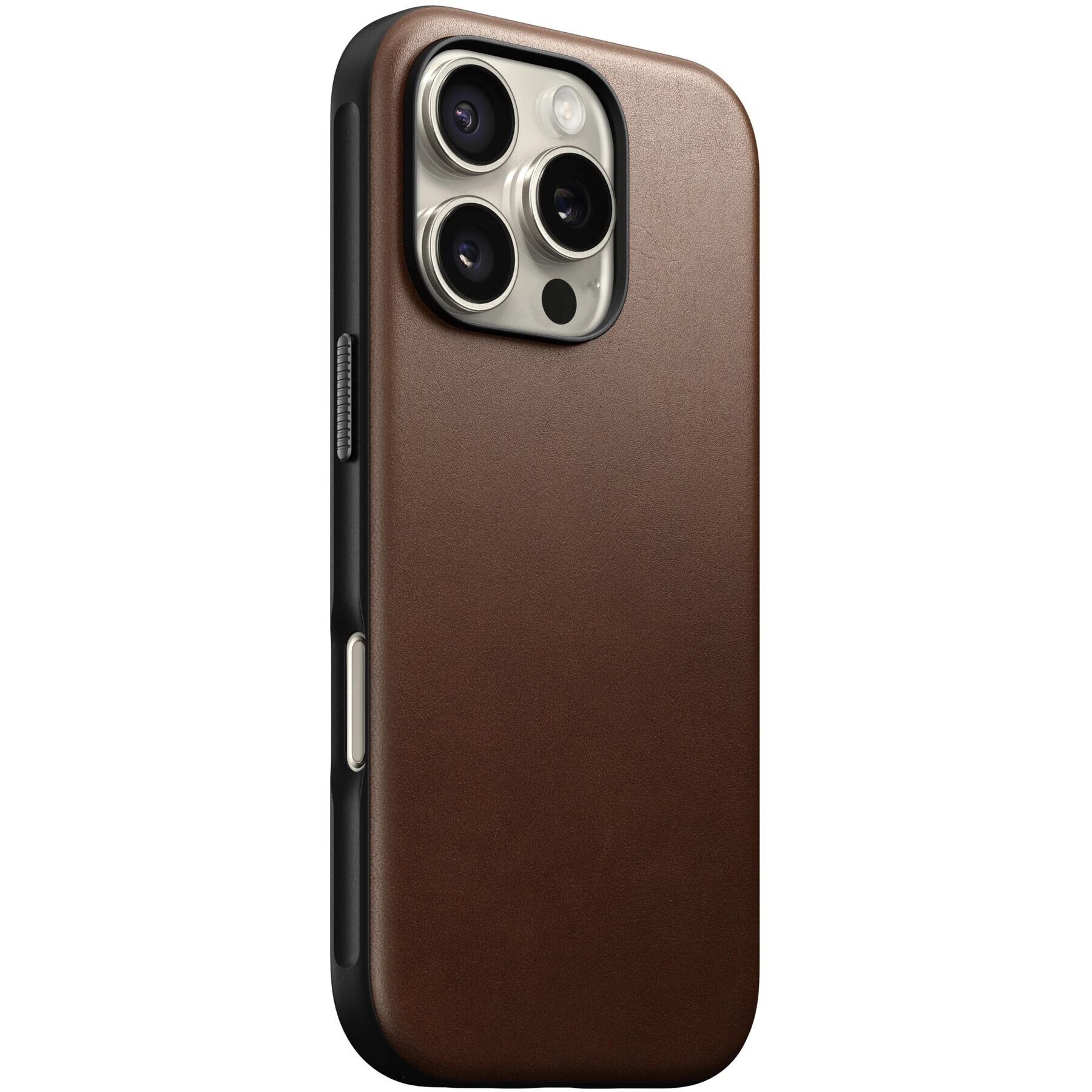 Чохол-накладка NOMAD Nomad Modern Leather Case for iPhone 16 Pro Brown (NM01696285)