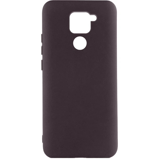 Чохол-накладка Lakshmi Silicone Cover (AA) для Xiaomi Redmi Note 9/Redmi 10X Chocolate