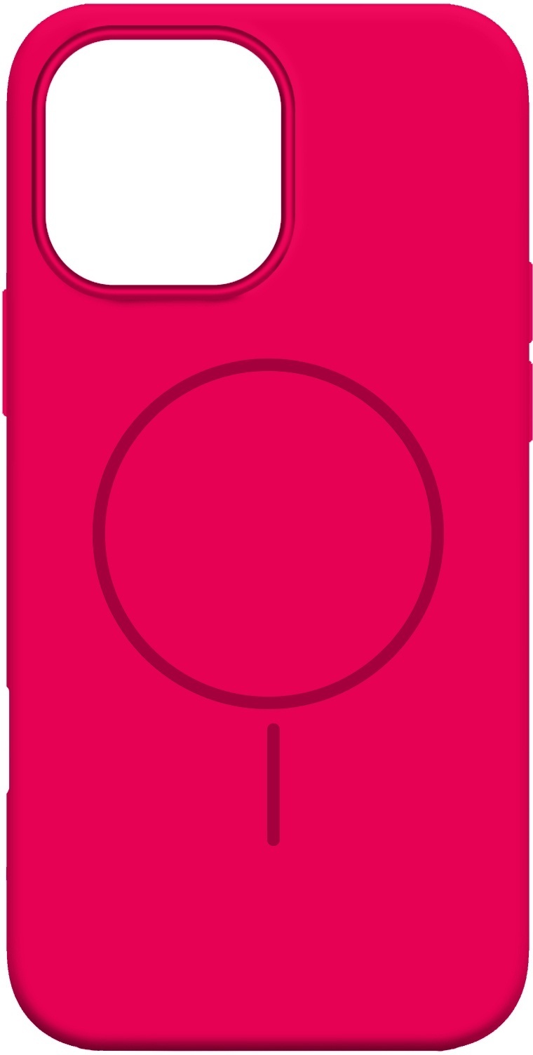 Чохол-накладка MakeFuture Silicone Solo для Apple iPhone 16 Pro Max Fuchsia