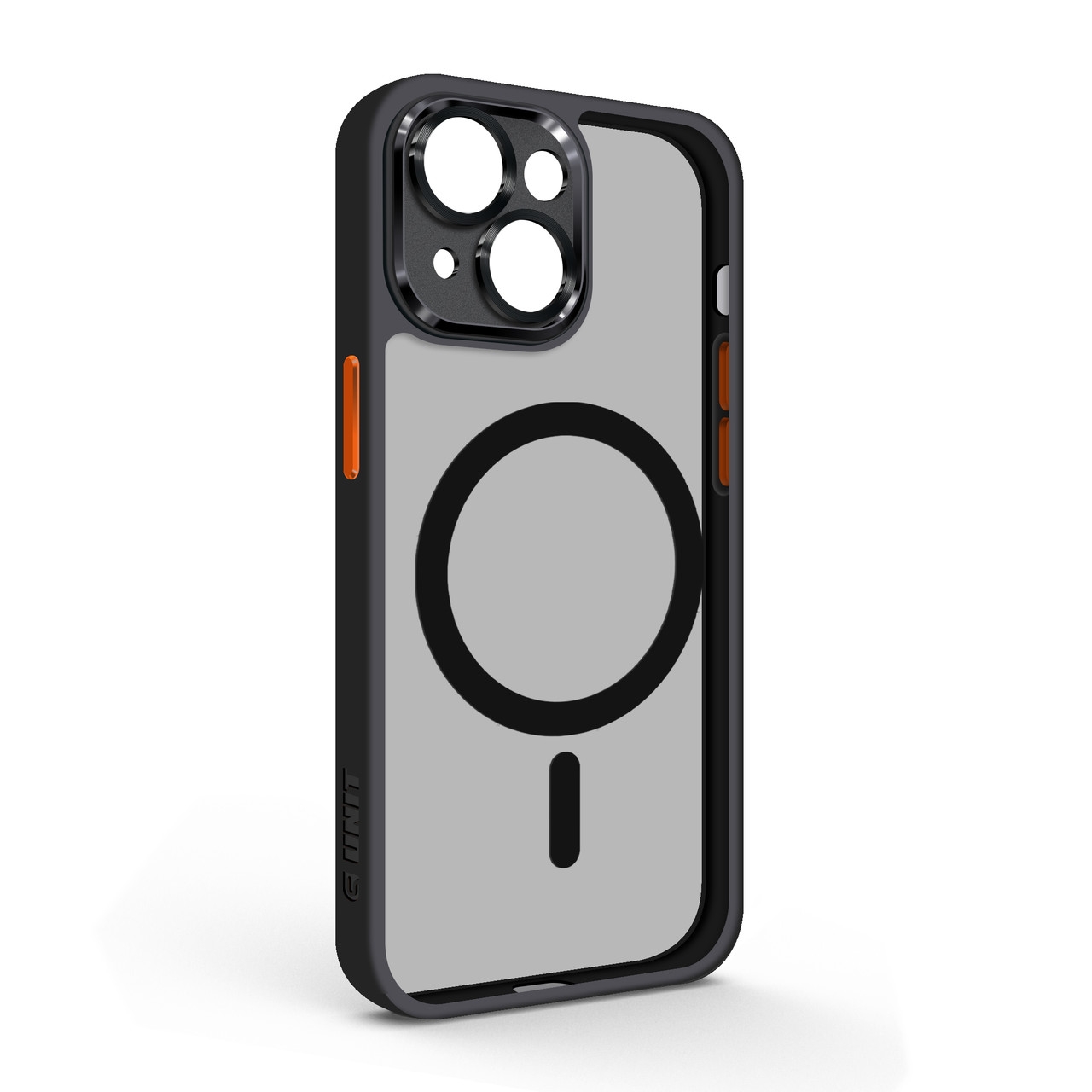 Чохол-накладка ArmorStandart Unit MagSafe SE для Apple iPhone 13 Black Orange (ARM75368) ArmorStandart - купити в Україні