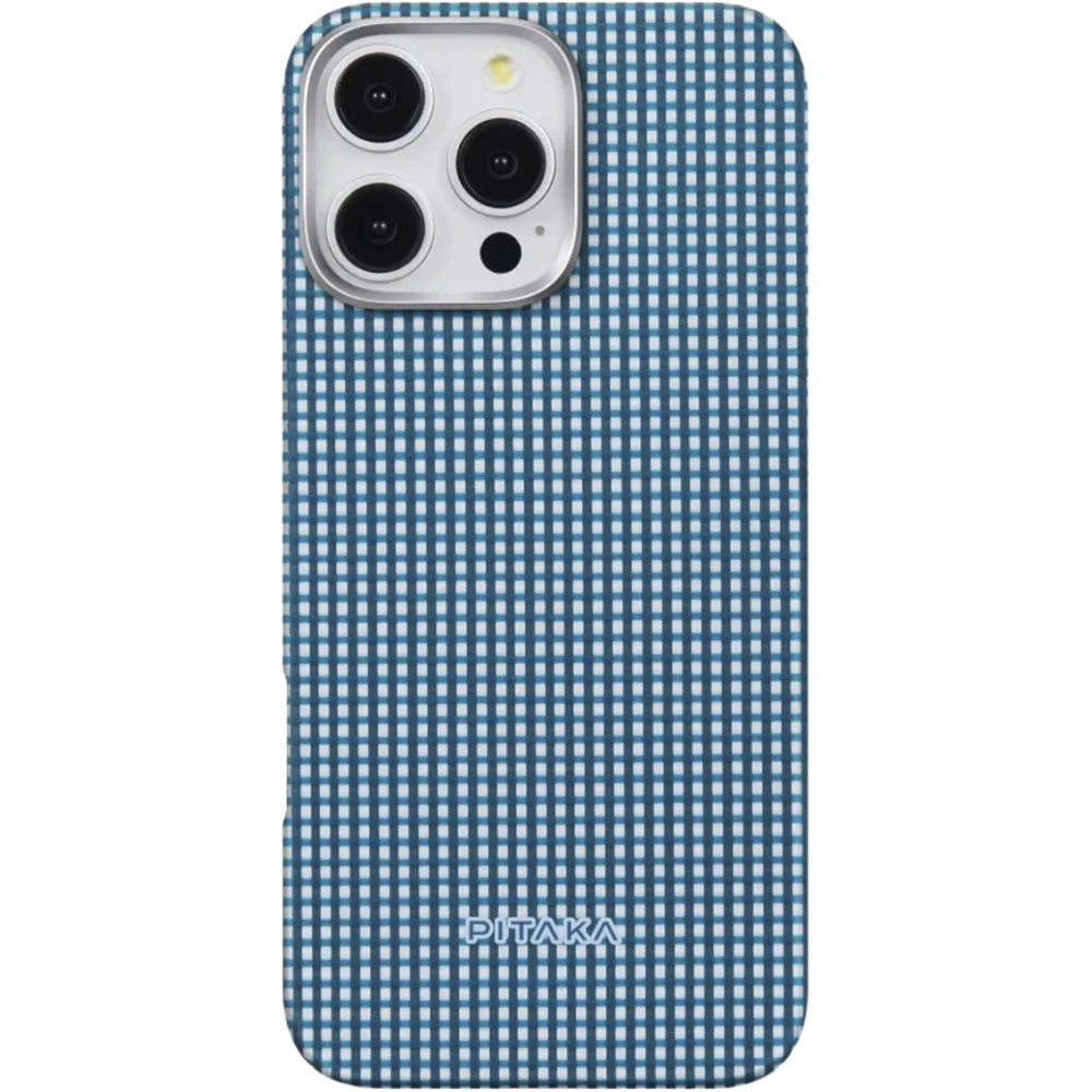 Чохол-накладка Pitaka Pitaka Ultra-Slim Case for iPhone 16 Pro Ocean Blue (KI1601POCE)