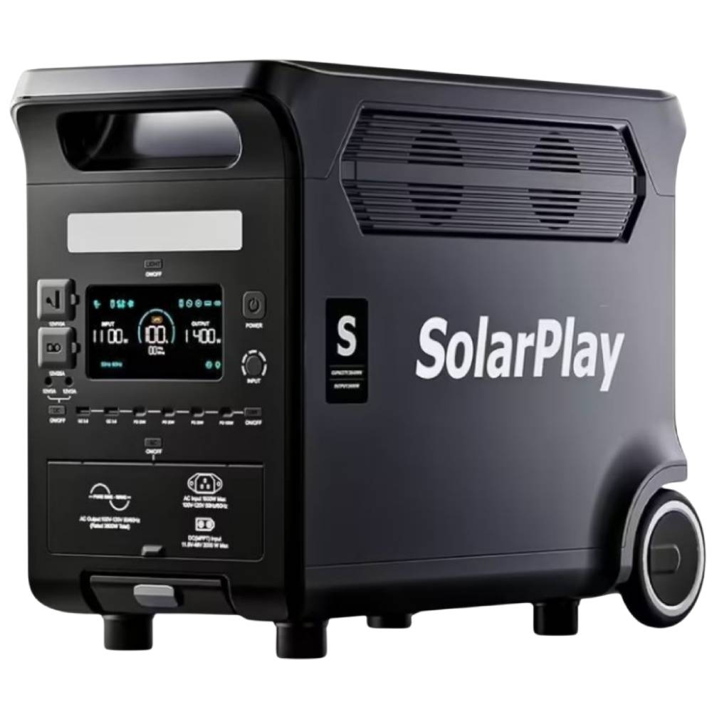 Зарядна станція SolarPlay Q3600 Black (714971)