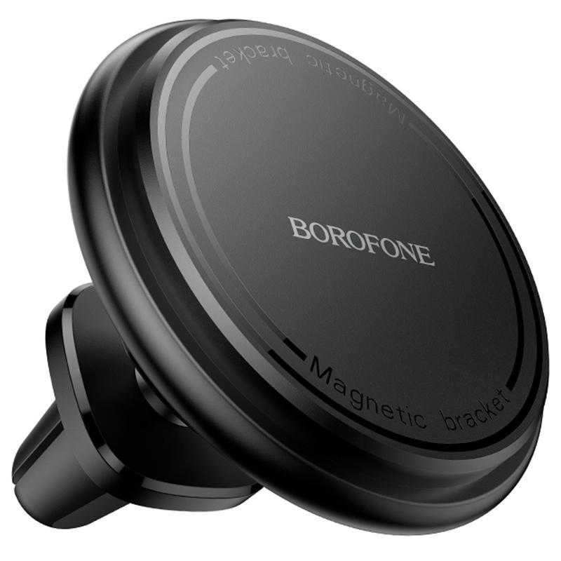 Тримач в авто Borofone BH135 Parker ring magnetic (air outlet) Black