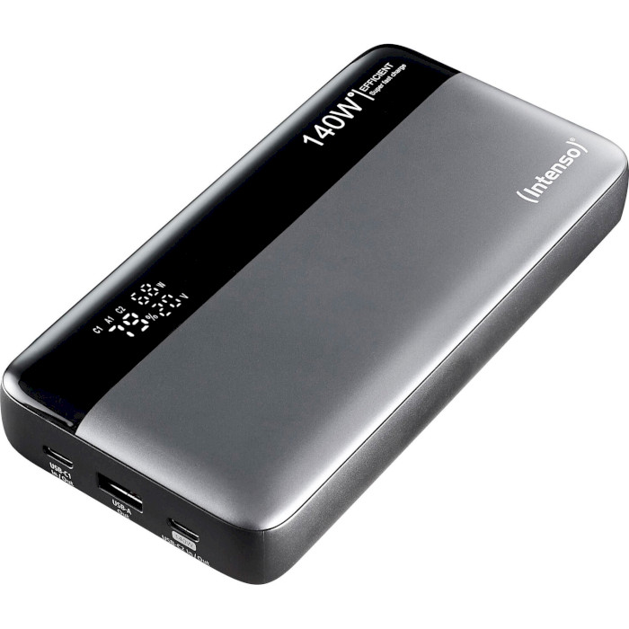 Внешний портативный аккумулятор Intenso HE25000 25000mAh Black Gray ...