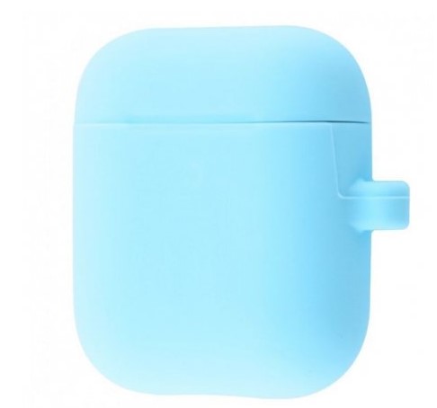 Чохол для навушників Infinity NN AirPods 1/2 Silicone Case New with Carbine Sky Blue Infinity - купити в Україні