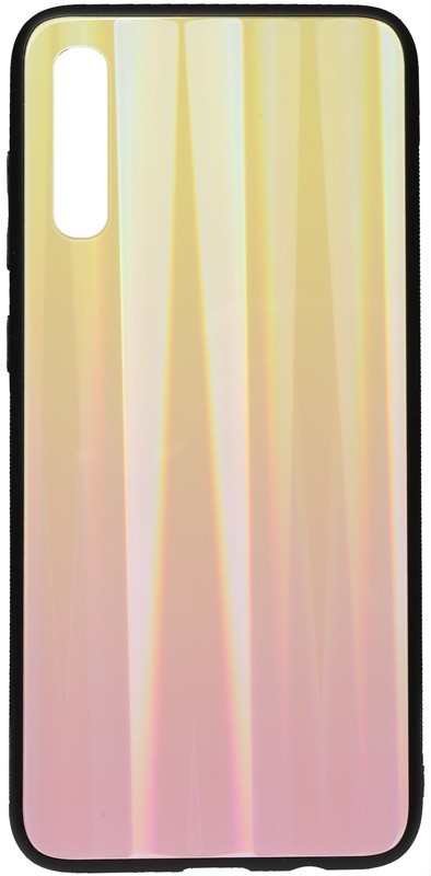 Чохол-накладка TOTO Aurora Print Glass Case для Samsung Galaxy A705 A70 Pink