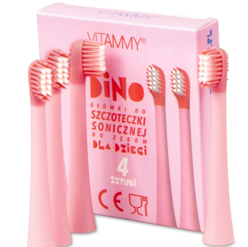 Насадка для електричної зубної щітки VITAMMY Dino 4 шт