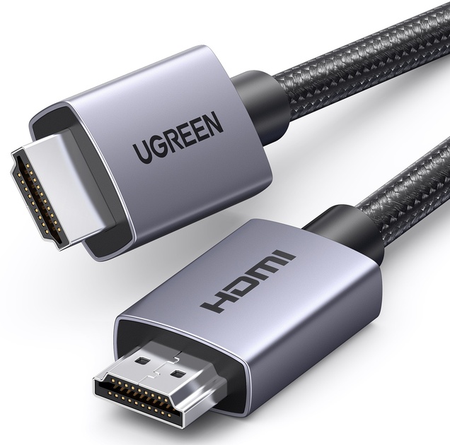 Відео-кабель Ugreen HD153 HDMI (тато)  -  HDMI (тато), 3 м Black
