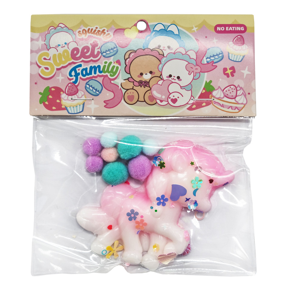 Іграшка-антистрес Bambi Мякий Єдиноріг SKU-505 Pink