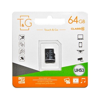 Карта памяті T&amp;G 87349 64GB microSDXC Class 10 UHS-I U3