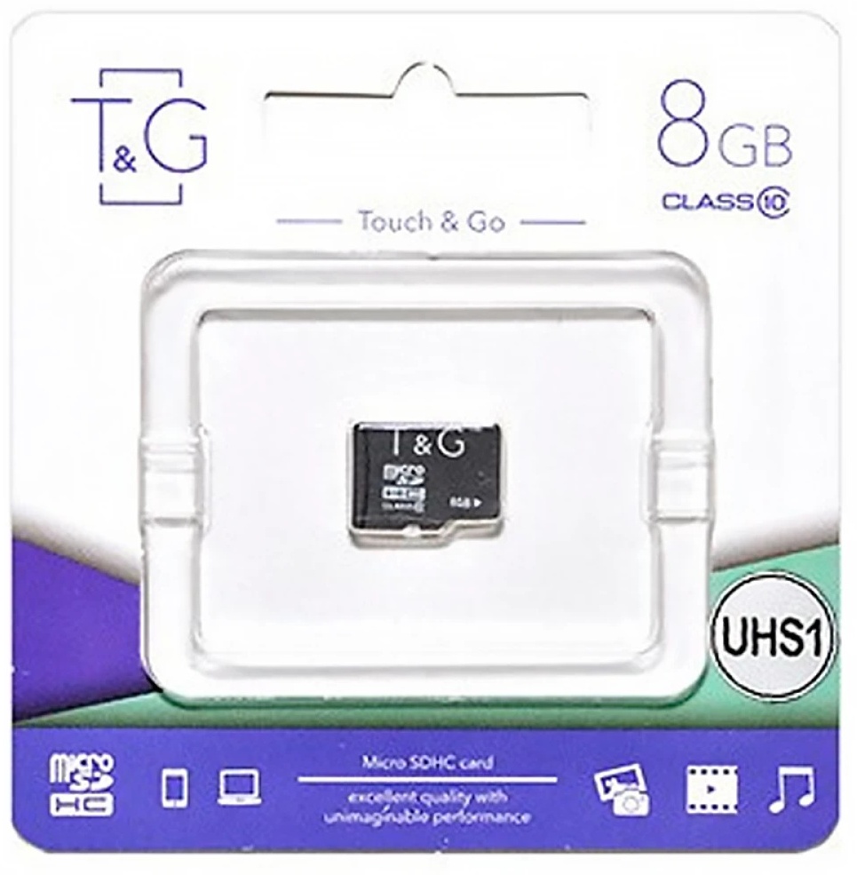 Карта памяті T&amp;G 87345 8GB microSDHC Class 10 UHS-I