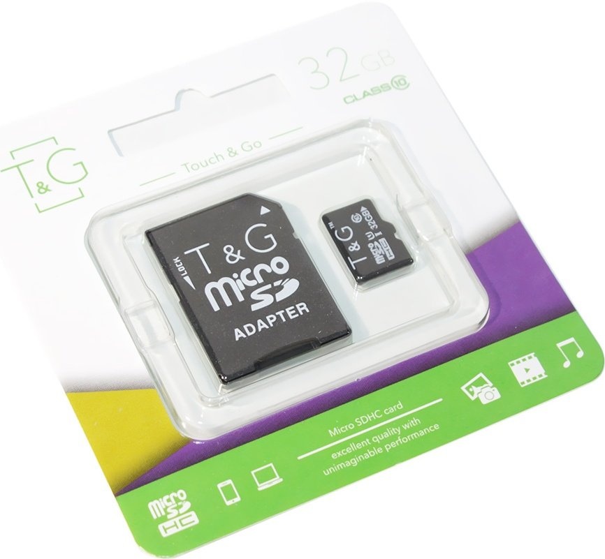 Карта памяті T&amp;G 87342 32GB microSDHC З адаптером Class 10 UHS-I