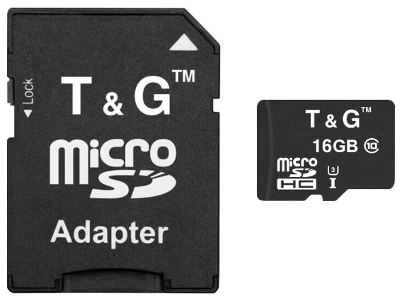 Карта памяті T&amp;G TG-16GBSD10U3-01 16GB microSDHC З адаптером Class 10 UHS-I U3