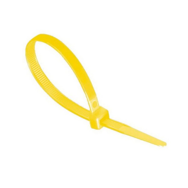 Стяжка Proinstal 21147 Yellow нейлон 3х150mm (1000 шт) висока якість, діапазон робочих температур: від -45С до +80