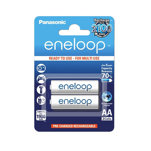 

Акумулятор AA 1900 mAh Panasonic Eneloop Ni-MH блістер (2шт, AA 1900mAh NiMh 2шт Eneloop