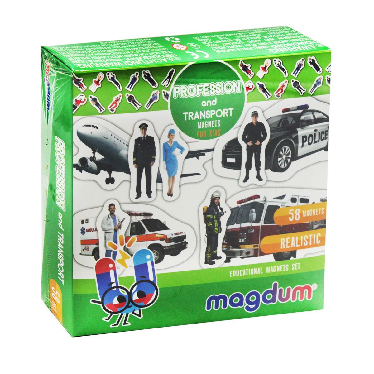 Набір магнітів MicGeek Професії ML4031-31 EN