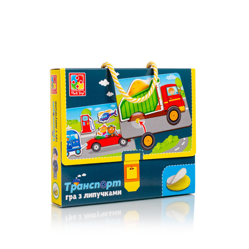 Ігровий набір Vladi Toys Транспорт гра з липучками (VT1302-28) Vladi Toys - купити в Україні
