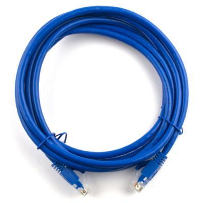 Патч-корд Ritar PCR-CU/25 Blue RJ-45, Cat.5e, CU, мідь, 25м