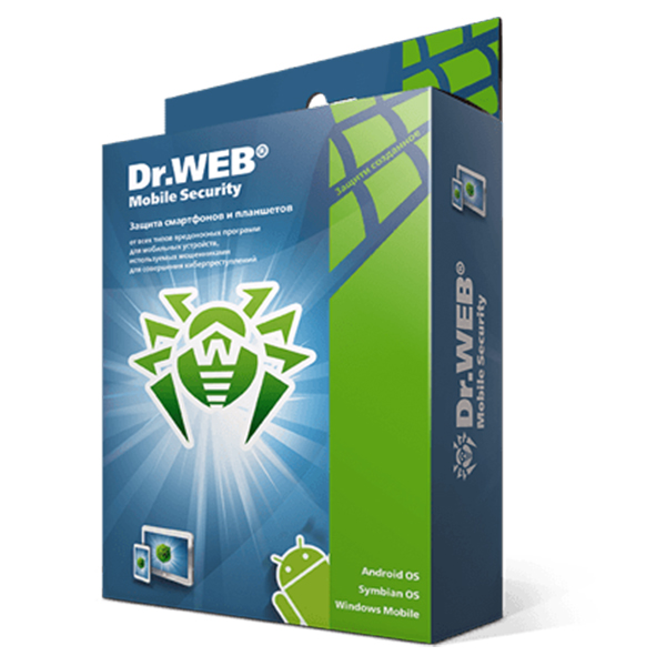 

Антивірус Dr. Web Mobile Security, на 1 пристрій, на 12 місяців, Mobile Security 1рік