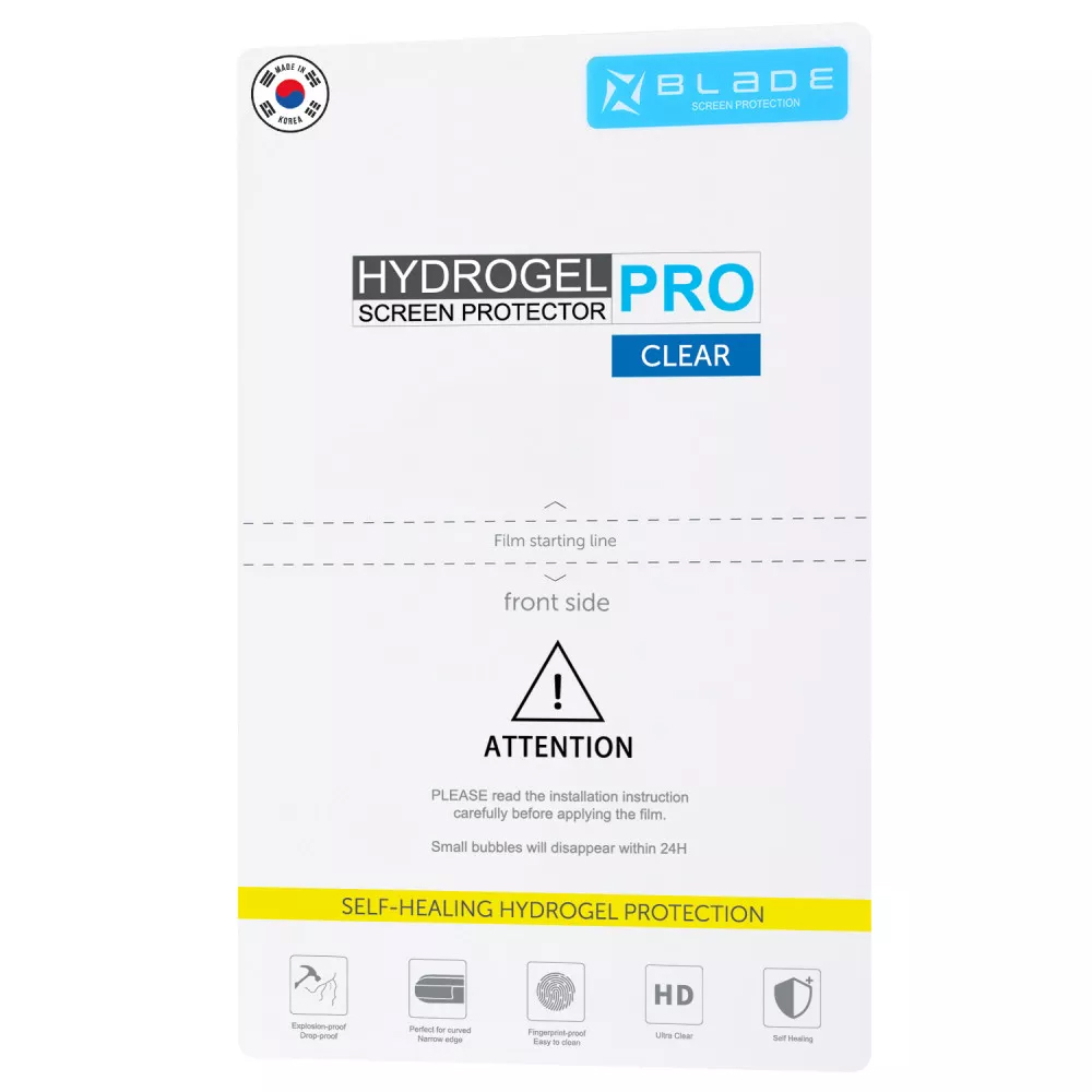 Захисна плівка BLADE Hydrogel Screen Protection Basic для Prestigio S Max 7610 Duo Transparent гідрогелева