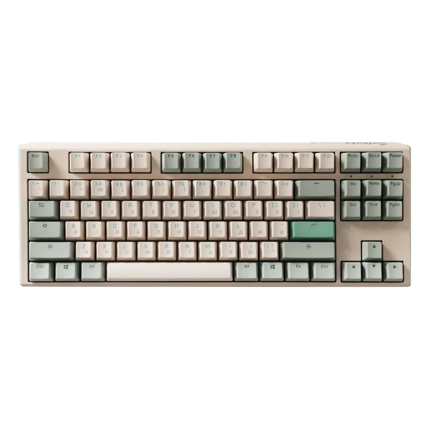 Клавіатура Ducky One 3 TKL Cherry MX Brown Matcha Cream