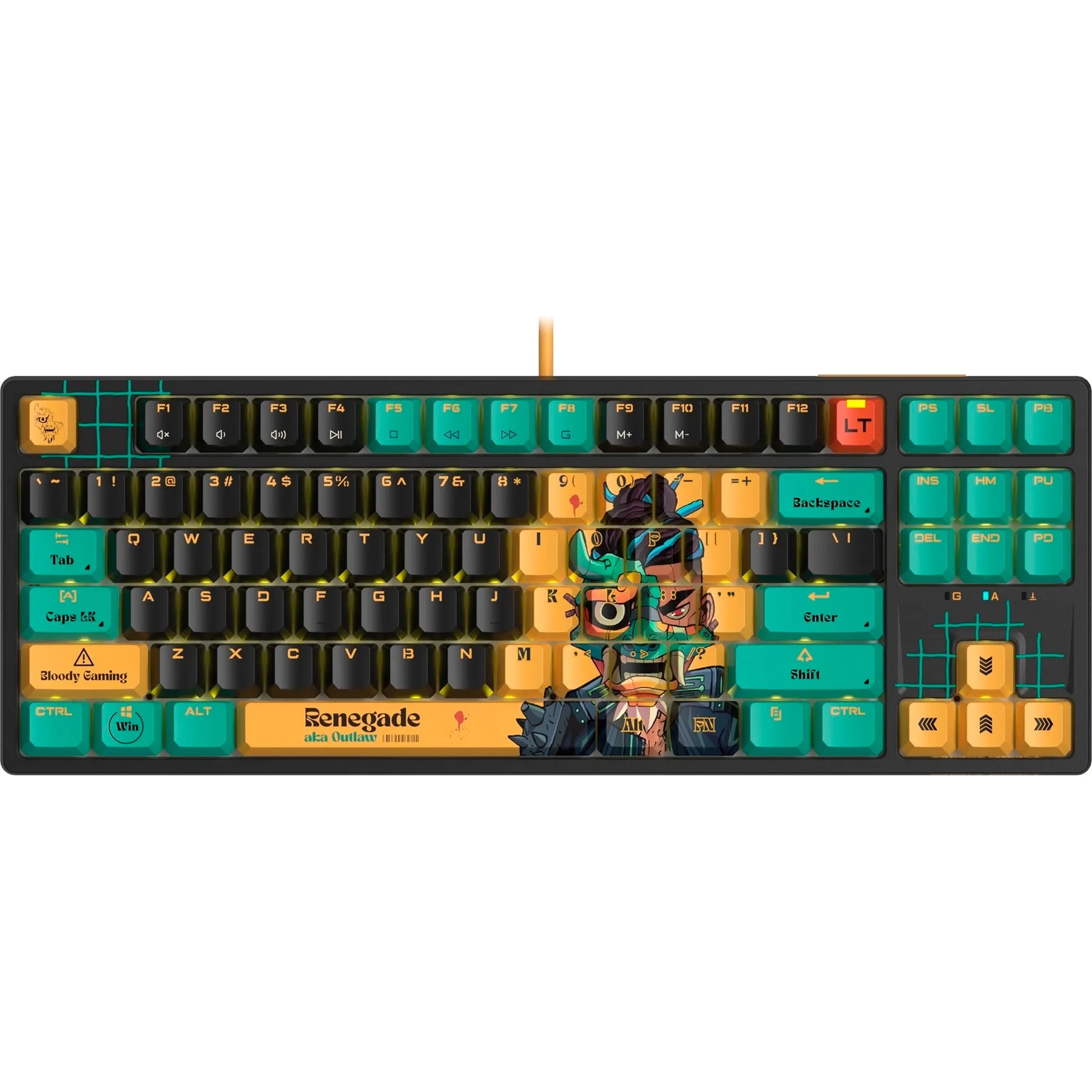 Клавіатура Bloody AT87 (Renegade) (ENG/UKR)